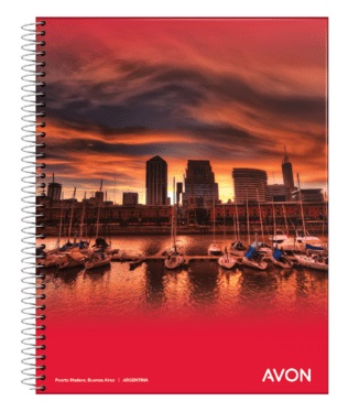 CUADERNO AVON LEDESMA 84 HOJAS CUADRICULADAS#